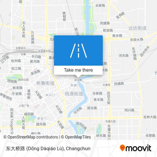 东大桥路 (Dōng Dàqiáo Lù) map