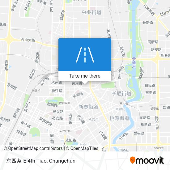 东四条 E.4th Tiao map