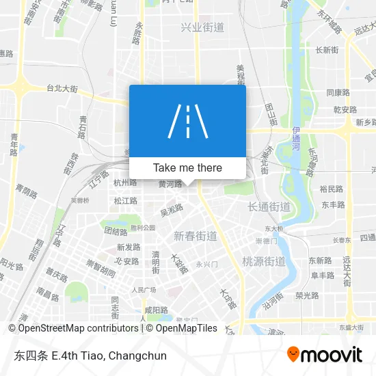 东四条 E.4th Tiao map