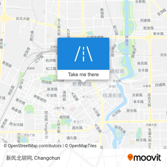 新民北胡同 map