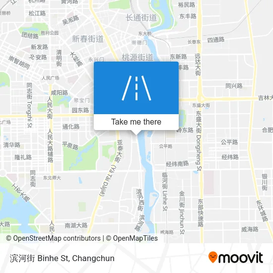 滨河街 Binhe St map