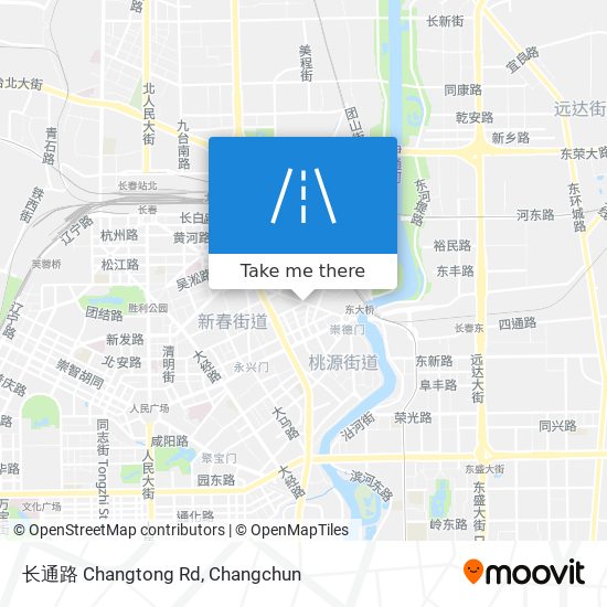 长通路 Changtong Rd map