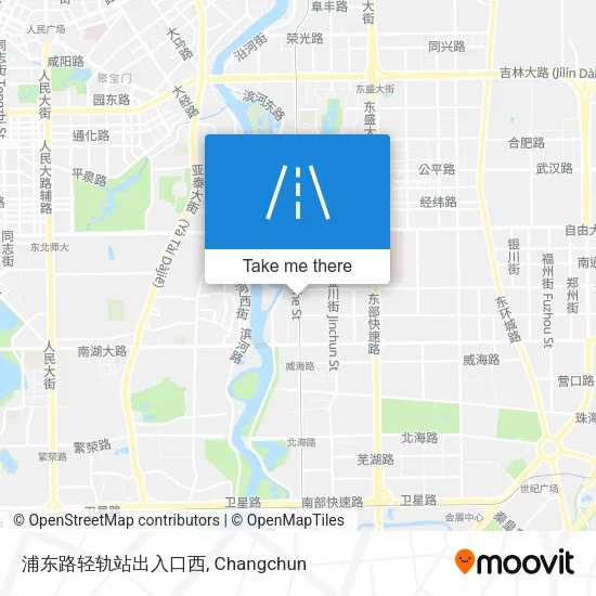 浦东路轻轨站出入口西 map