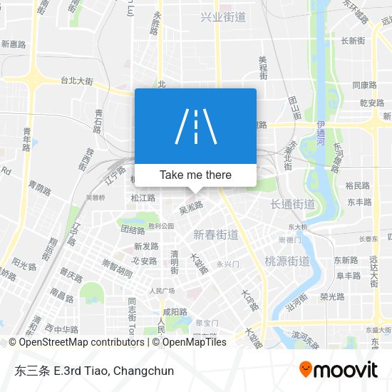 东三条 E.3rd Tiao map