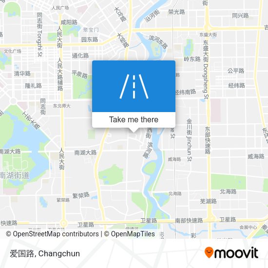 爱国路 map