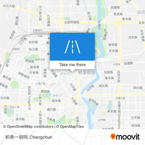 积善一胡同 map