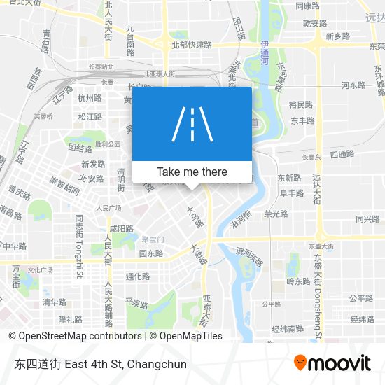 东四道街 East 4th St map