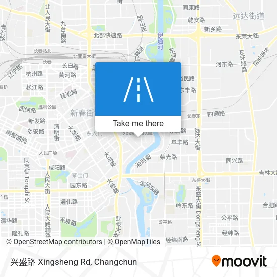 兴盛路 Xingsheng Rd map