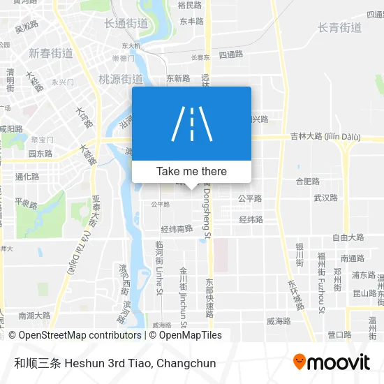 和顺三条 Heshun 3rd Tiao map