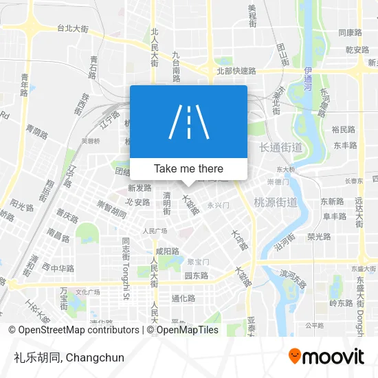 礼乐胡同 map