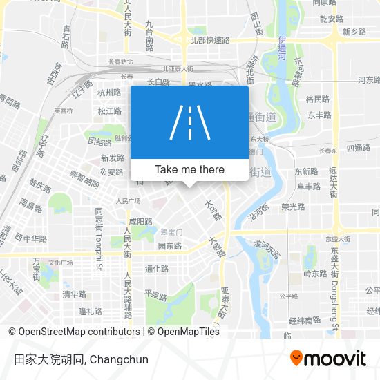 田家大院胡同 map