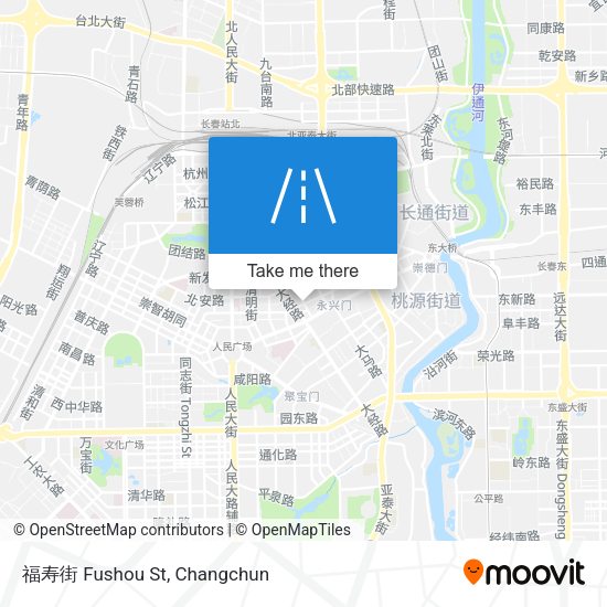 福寿街 Fushou St map