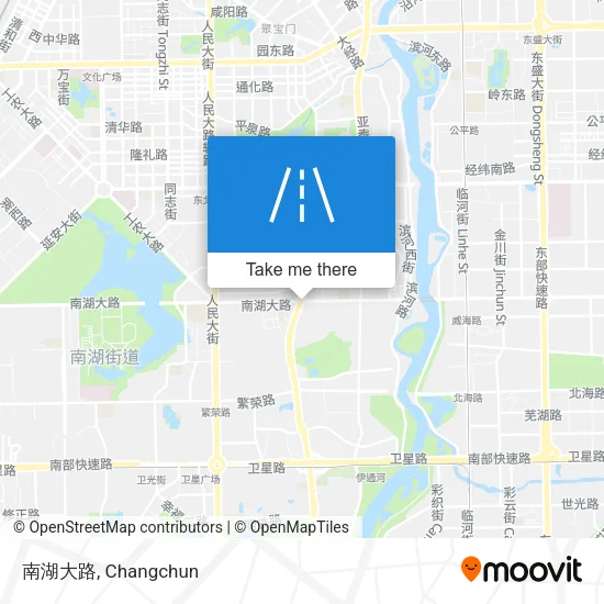 南湖大路 map