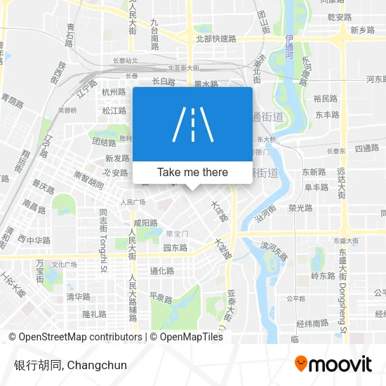 银行胡同 map