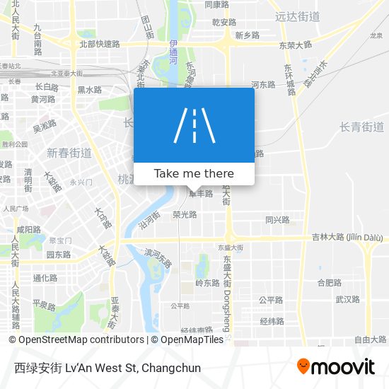 西绿安街 Lv‘An West St map