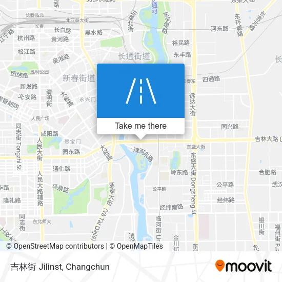 吉林街 Jilinst map