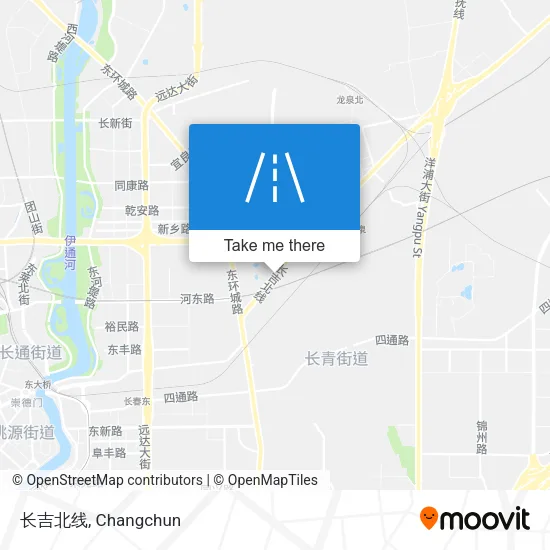 长吉北线 map
