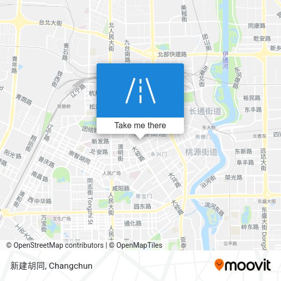 新建胡同 map