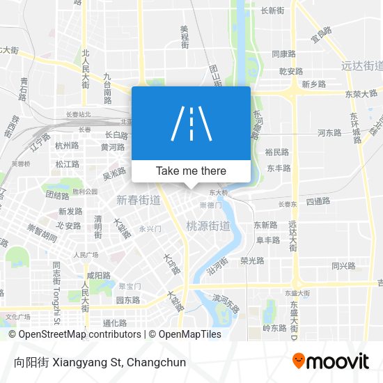 向阳街 Xiangyang St map