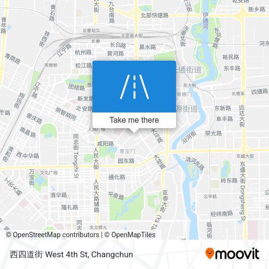西四道街 West 4th St map