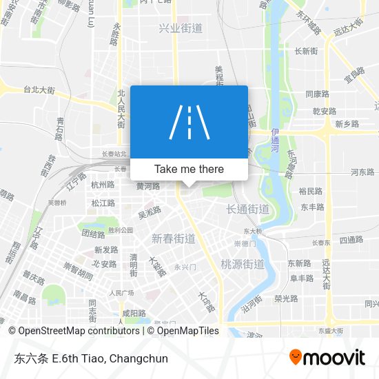 东六条 E.6th Tiao map