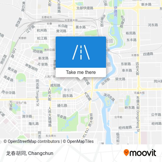 龙春胡同 map
