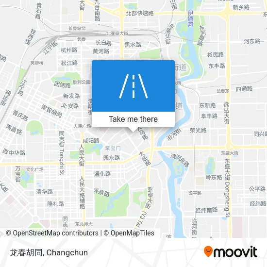 龙春胡同 map