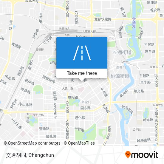 交通胡同 map