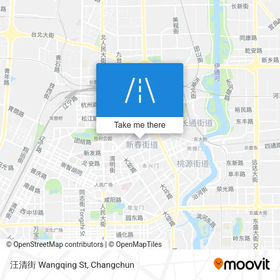 汪清街 Wangqing St map