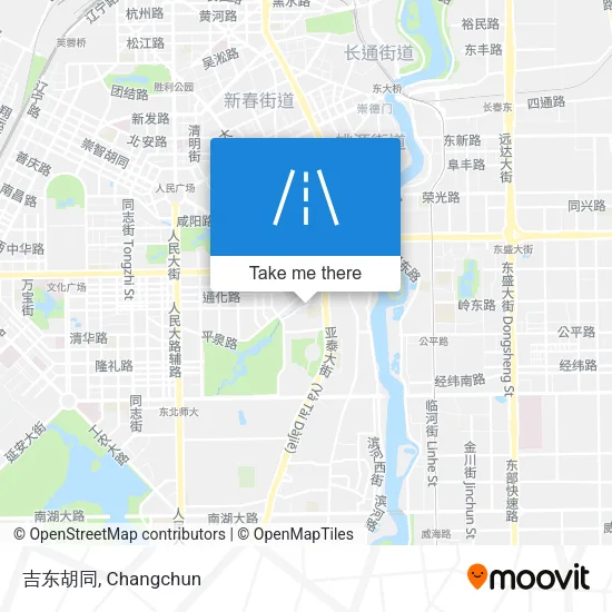 吉东胡同 map