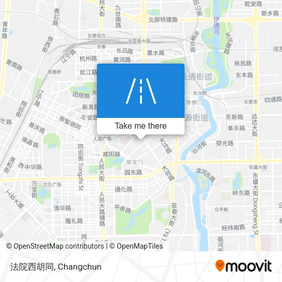 法院西胡同 map
