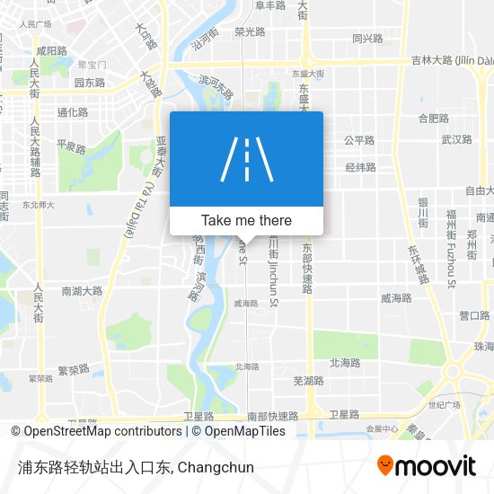 浦东路轻轨站出入口东 map