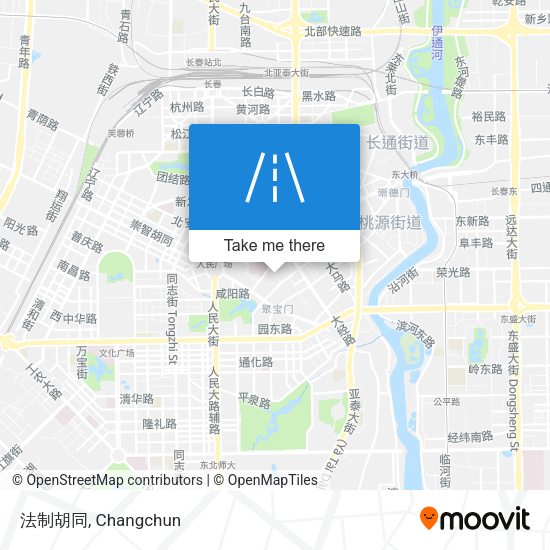法制胡同 map