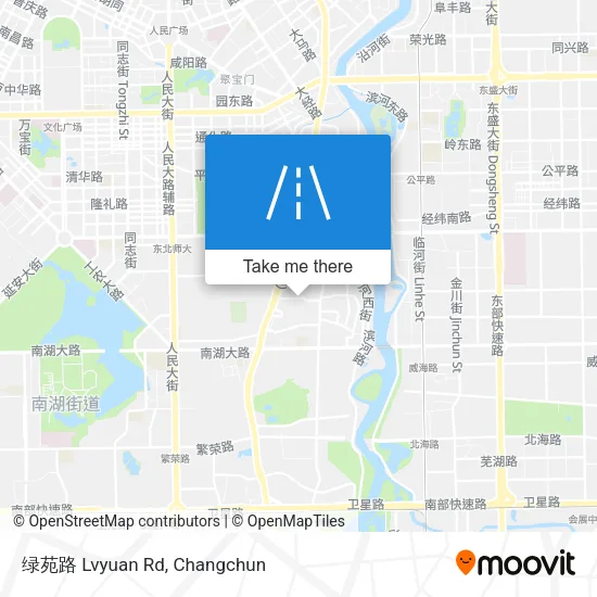 绿苑路 Lvyuan Rd map