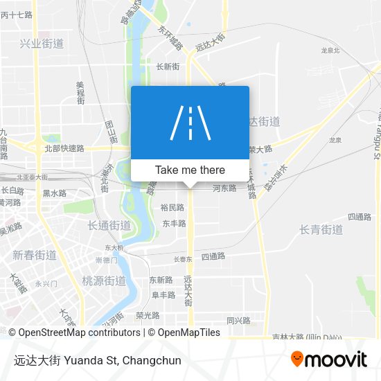 远达大街 Yuanda St map