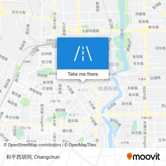 和平西胡同 map