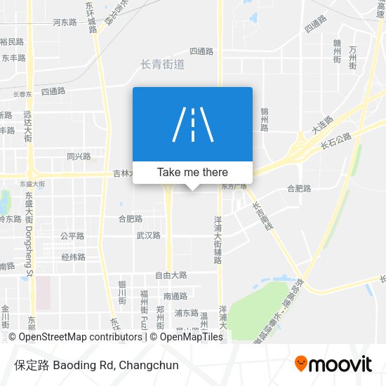 保定路 Baoding Rd map