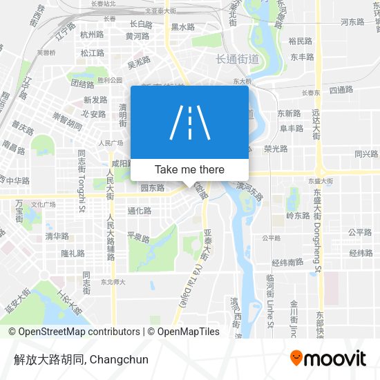 解放大路胡同 map