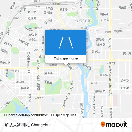 解放大路胡同 map