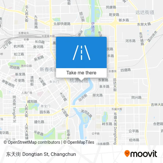 东天街 Dongtian St map