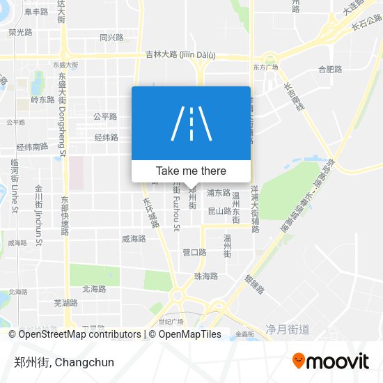 郑州街 map