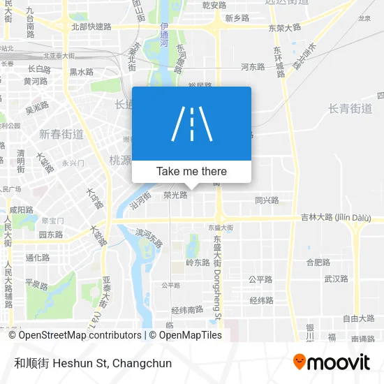和顺街 Heshun St map