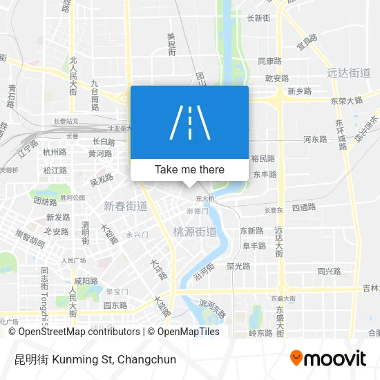 昆明街 Kunming St map