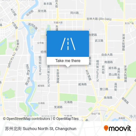苏州北街 Suzhou North St map