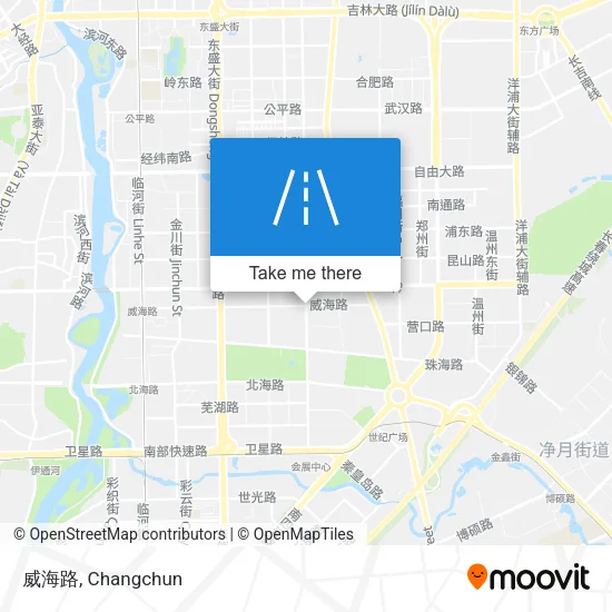 威海路 map