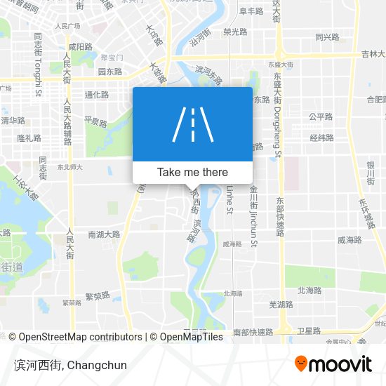 滨河西街 map