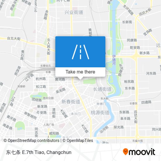 东七条 E.7th Tiao map