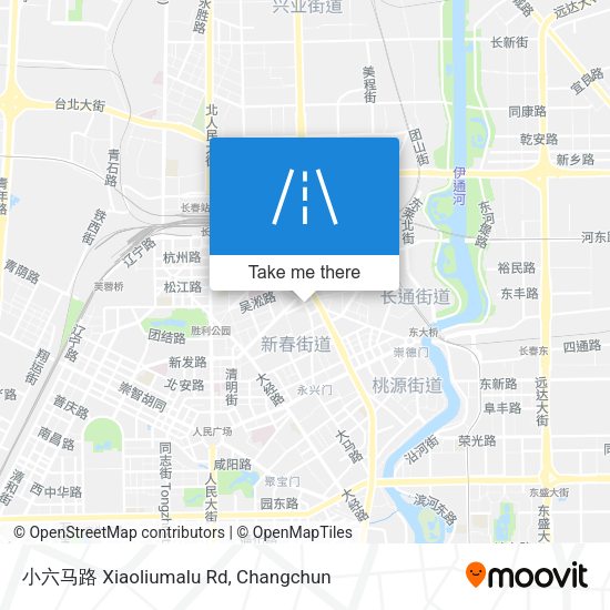 小六马路 Xiaoliumalu Rd map