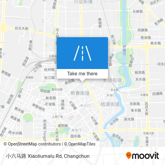 小六马路 Xiaoliumalu Rd map