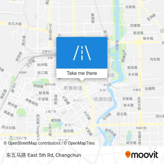 东五马路 East 5th Rd map